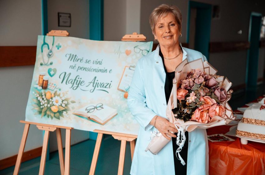  QKMF Kamenicë – Pas 45 vjetësh shërbimi në shëndetësi, pensionohet kryeinfermierja Nafije Ajvazi