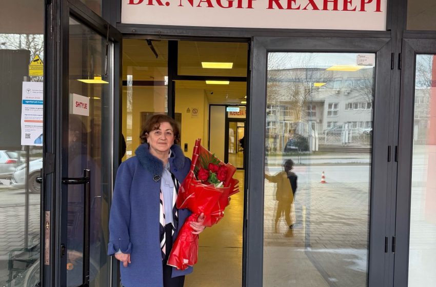  QKMF – Gjilan: Mirënjohje për 42 vite shërbim, Pensionohet infermierja Rrushe Hasimi