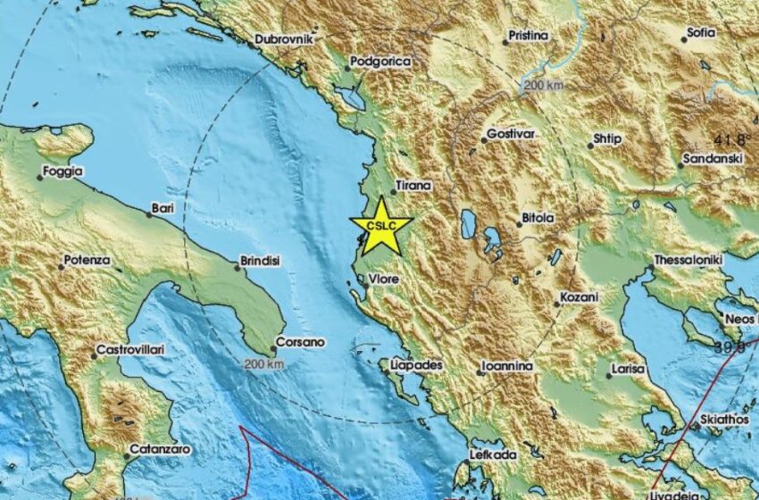  Tërmet në Shqipëri, lëkundjet ndjehen në disa qytete