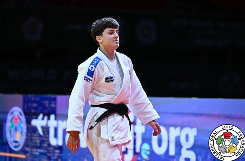  Laura Fazliu në finale të Grand Prix në Linz, triumfon me superhedhje ndaj gjermanes Bauer