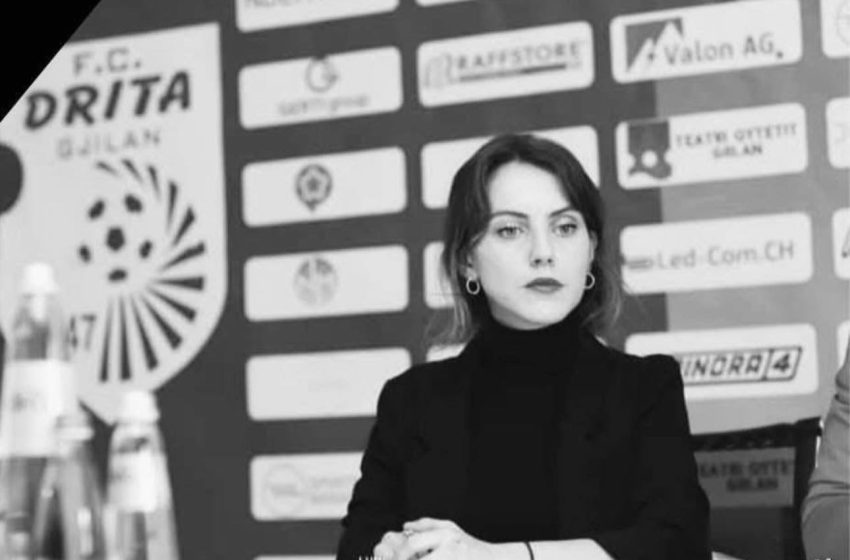  Telegram ngushëllimi nga Federata e Futbollit e Kosovës për ndarjen nga jeta të gazetares Elife Sherifi