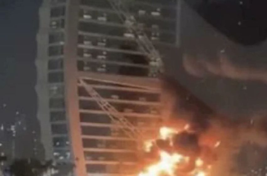  Burj Khalifa goditet nga droni iranian, dalin pamjet 