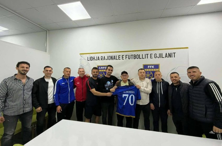  LRF Gjilan nderon Skënder Hoxhën në 70-vjetorin e lindjes