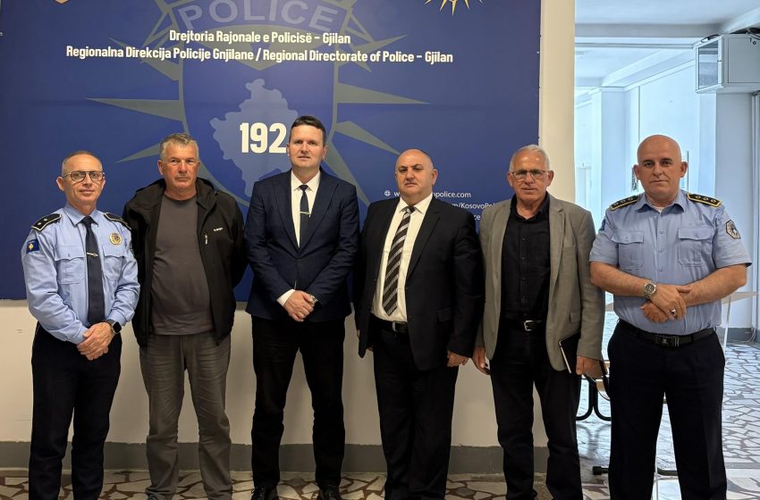  Thellohet bashkëpunimi për sigurinë: Drejtori i Mbrojtjes dhe Shpëtimit në takim me Policinë Rajonale të Gjilanit