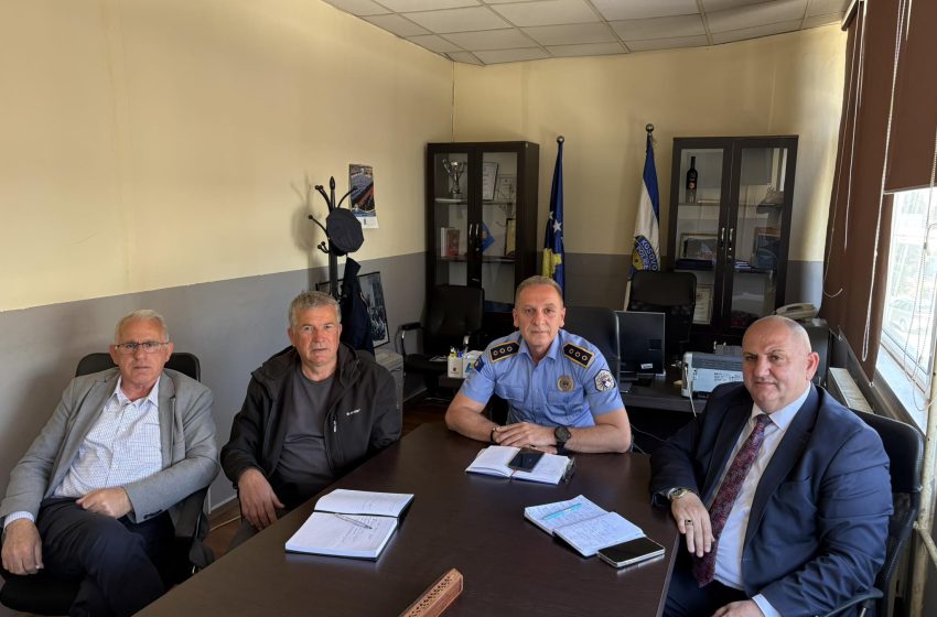  Shabani takon komandantin e Policisë në Gjilan, fokus bashkëpunimi në menaxhimin e emergjencave