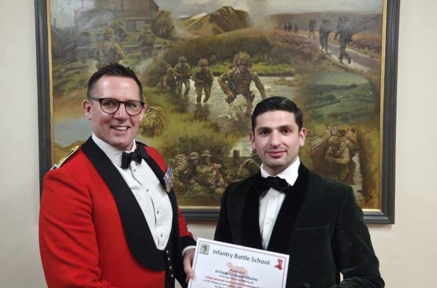  ShML “Zenel Hajdini” krenare: Ish nxënësi Endi Sherifi vlerësohet në Ushtrinë Britanike