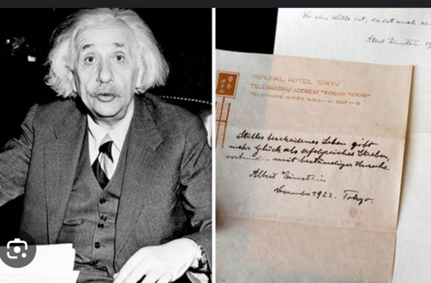  Dy copa letër, një bakshish i refuzuar dhe një mesazh që vlejti miliona – historia prekëse e Albert Einstein në Japoni
