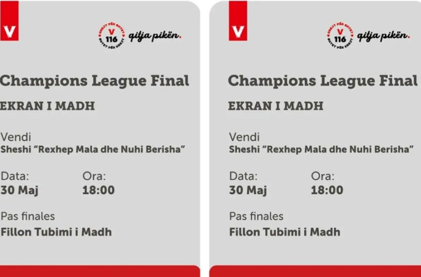  LVV Gjilan organizon transmetim të finales së Ligës së Kampionëve dhe Tubim të Madh të shtunën