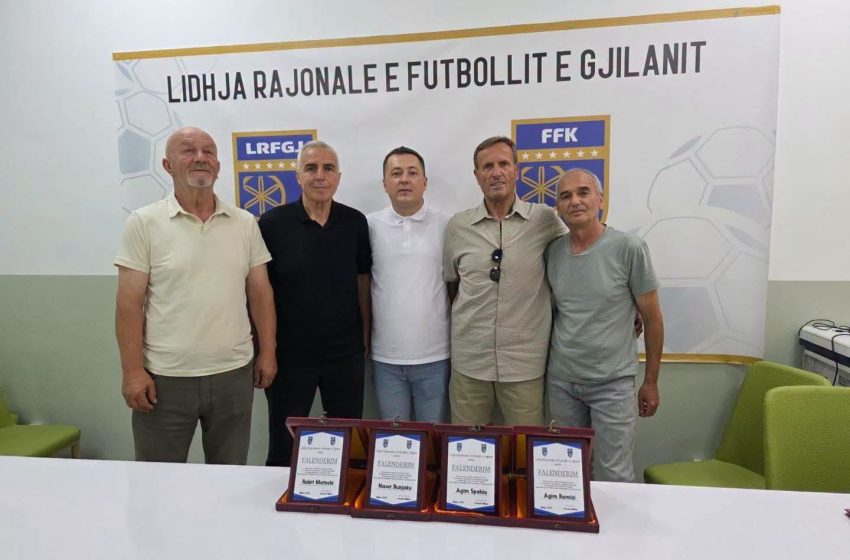  LRF Gjilani nderon me mirënjohje delegatët në pension, Kontributi i tyre mbetet pjesë e historisë së futbollit rajonal