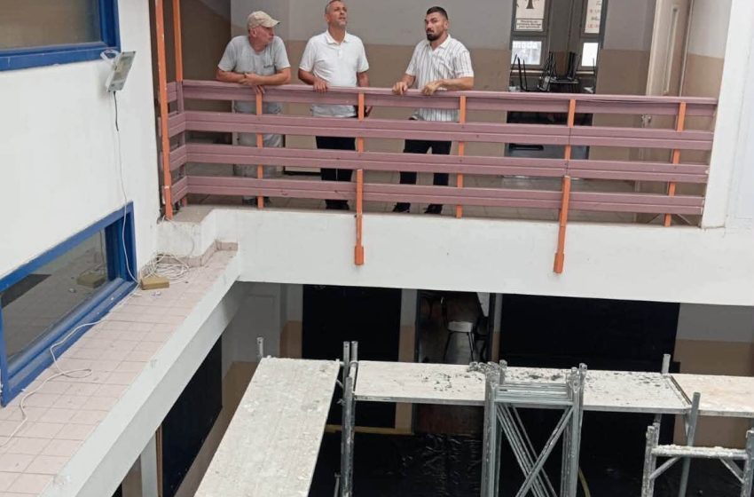 DKA në Gjilan ndjek nga afër punimet në shkolla para fillimit të vitit të ri shkollor