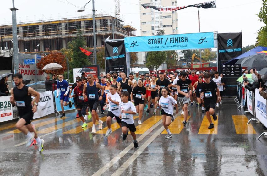  Mbahet me sukses Gjilani Half Marathon 2026 – Hyseni: “As shiu nuk e ndali energjinë e jashtëzakonshme të Gjilanit”